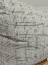 Load image into Gallery viewer, Ash Plaid Pillow Cover