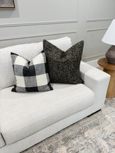 Load image into Gallery viewer, Black Check Pillow Cover