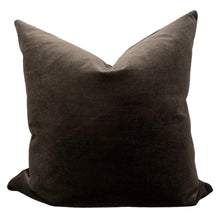 Load image into Gallery viewer, Brown Velvet Pillow Cover