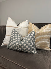 Load image into Gallery viewer, Tan Woven Stripe Pillow Cover