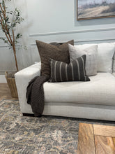 Load image into Gallery viewer, Brown stripe Pillow Cover