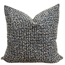 Load image into Gallery viewer, Navy textured Pillow Cover