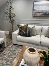 Load image into Gallery viewer, Navy Floral Pillow Cover