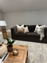 Load image into Gallery viewer, Lilly Tan Check Pillow Cover