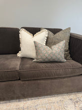 Load image into Gallery viewer, Stripe Ruffle Pillow Cover