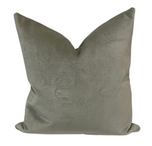 Load image into Gallery viewer, Olive Green Velvet Pillow Cover