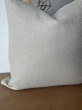 Load image into Gallery viewer, Ivory Check Pillow Cover