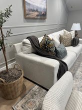 Load image into Gallery viewer, Navy Floral Pillow Cover
