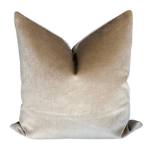 Load image into Gallery viewer, Champagne Velvet Pillow Cover

