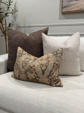 Load image into Gallery viewer, Chocolate Check Pillow Cover
