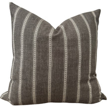 Load image into Gallery viewer, Brown stripe Pillow Cover
