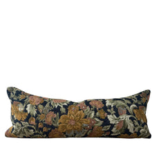 Load image into Gallery viewer, Navy Floral Pillow Cover
