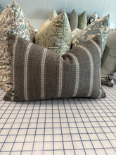Load image into Gallery viewer, Brown stripe Pillow Cover
