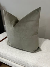 Load image into Gallery viewer, Olive Green Velvet Pillow Cover
