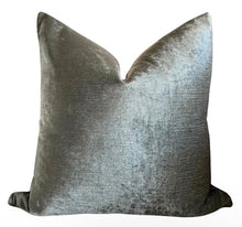Load image into Gallery viewer, Sage Velvet Pillow Cover
