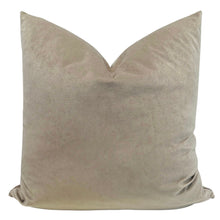 Load image into Gallery viewer, Tan Velvet Pillow Cover
