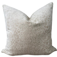 Load image into Gallery viewer, Cream Leopard Pillow Cover
