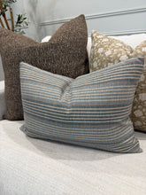 Load image into Gallery viewer, Blue Stripe Pillow Cover
