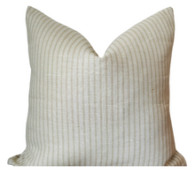 Load image into Gallery viewer, Linen Stripe Pillow Cover
