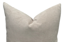 Load image into Gallery viewer, Cream Corduroy Pillow Cover

