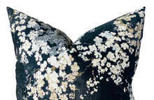 Load image into Gallery viewer, Black floral Pillow Cover
