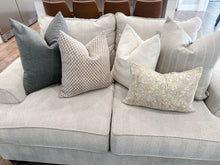 Load image into Gallery viewer, Cream linen Stripe Pillow Cover
