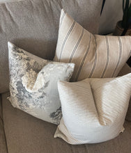 Load image into Gallery viewer, Grey Floral Pillow Cover
