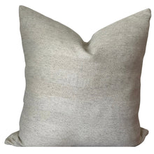 Load image into Gallery viewer, Cream linen Stripe Pillow Cover
