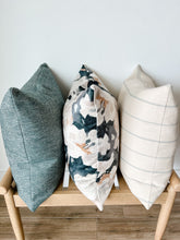 Load image into Gallery viewer, Teal Textured Pillow Cover
