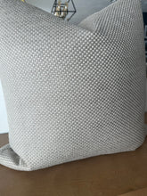 Load image into Gallery viewer, Tan Check Pillow Cover
